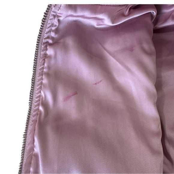 Akira Pink Metallic Bubble Sleeve Cropped Jacket Size XL – Runs Small - Picture 11 of 11